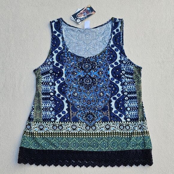 Bila Boho Tank Top Size L - Picture 3 of 11